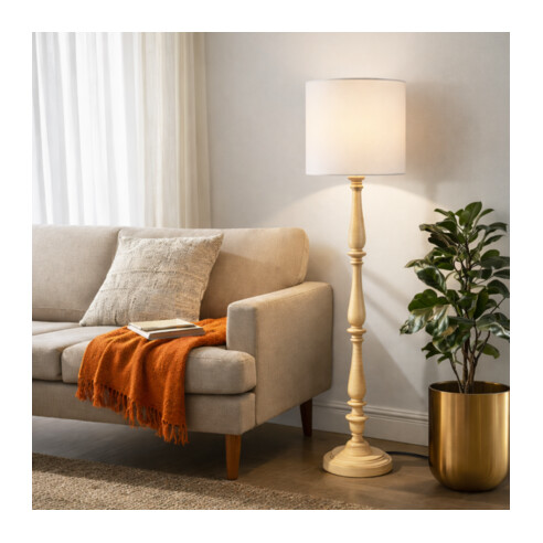 HOMMER FL-BKBE - HOMMER FLOOR LAMP - BLACKHOMMER FL-BKBE