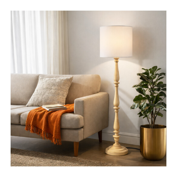 HOMMER FL-BKBE - HOMMER FLOOR LAMP - BLACKHOMMER FL-BKBE