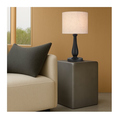 HOMMER TL-BKBE - HOMMER TABLE LAMP - BLACKHOMMER TL-BKBE