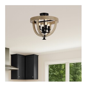 HOSLEY CTC4-BK - HOSLEY 4 LIGHT PENDANT CTC - BLACKHOSLEY CTC4-BK 2