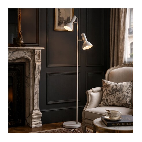 HYVIK FL2-WH - HYVIK FLOOR LAMP - WHITEHYVIK FL2-WH