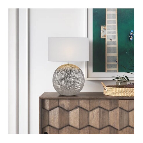 ICARIA TL-GDWH - ICARIA CERAMIC TABLE LAMP - GOLDICARIA TL-GDWH