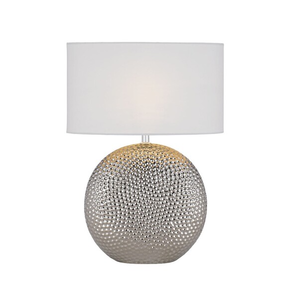 ICARIA TL-SLWH - ICARIA CERAMIC TABLE LAMP - SILVER