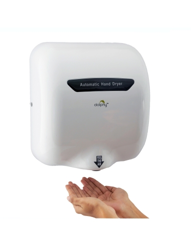 Dolphy European Style Hand Dryer White 1800W - DAHD0032