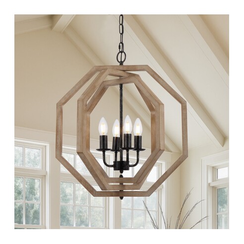 INDIO PE4-BK - INDIO 4 LIGHT PENDANT - BLACKINDIO PE4-BK