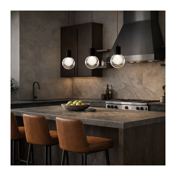 INVAR PE1-NKCL - INVAR 1 LIGHT PENDANT - Nickel INVAR PE1-NKCL