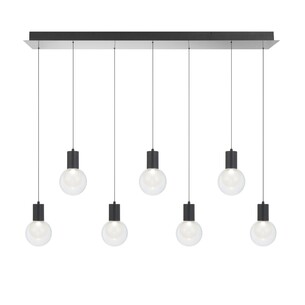 INVAR PE7B-NKCL - INVAR 7 LIGHT BAR PENDANT - Nickel MattINVAR PE7B-NKCL