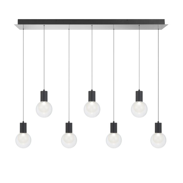INVAR PE7B-NKCL - INVAR 7 LIGHT BAR PENDANT - Nickel Matt