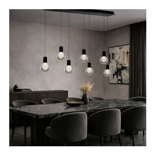 INVAR PE7B-NKCL - INVAR 7 LIGHT BAR PENDANT - Nickel MattINVAR PE7B-NKCL 2