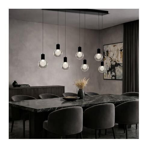 INVAR PE7B-NKCL - INVAR 7 LIGHT BAR PENDANT - INVAR PE7B-NKCL