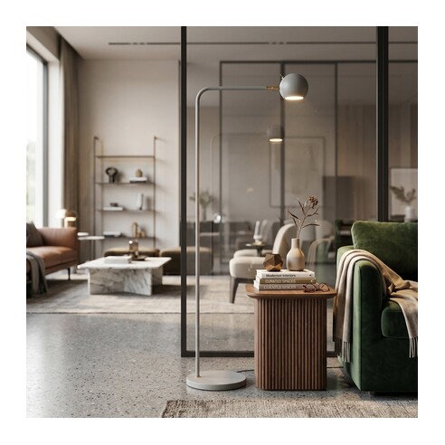 JEREMY FL-BK - JEREMY FLOOR LAMP - BLACKJEREMY FL-BK
