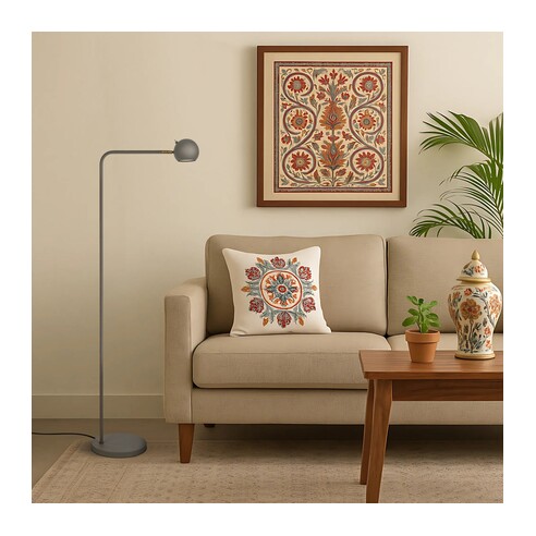 JEREMY FL-BK - JEREMY FLOOR LAMP - BLACKJEREMY FL-BK