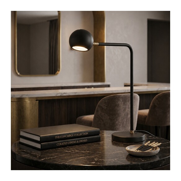 JEREMY TL-BK - JEREMY TABLE LAMP - BLACKJEREMY TL-BK