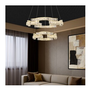 JURA PE2T-CH3C - JURA 2 TIER PENDANT - CHROMEJURA PE2T-CH3C 2
