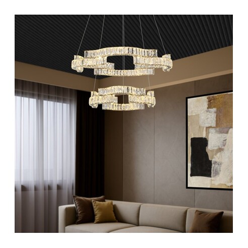 JURA PE2T-CH3C - JURA 2 TIER PENDANT - CHROMEJURA PE2T-CH3C