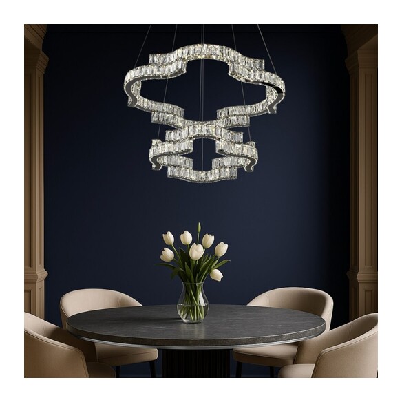 JURA PE2T-CH3C - JURA 2 TIER PENDANT - CHROMEJURA PE2T-CH3C