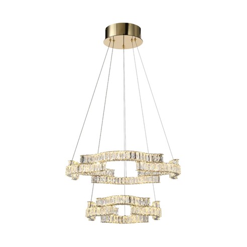 JURA PE2T-GD3C - JURA 2 TIER PENDANT - GOLD