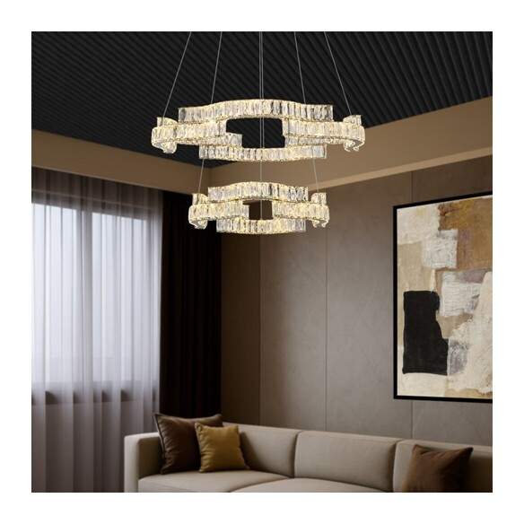 JURA PE2T-GD3C - JURA 2 TIER PENDANT - GOLDJURA PE2T-GD3C