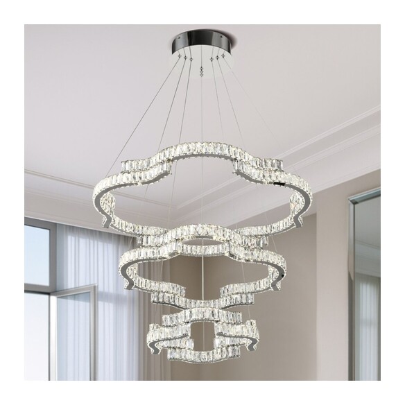 JURA PE3T-CH3C - JURA 3 TIER PENDANT - CHROMEJURA PE3T-CH3C