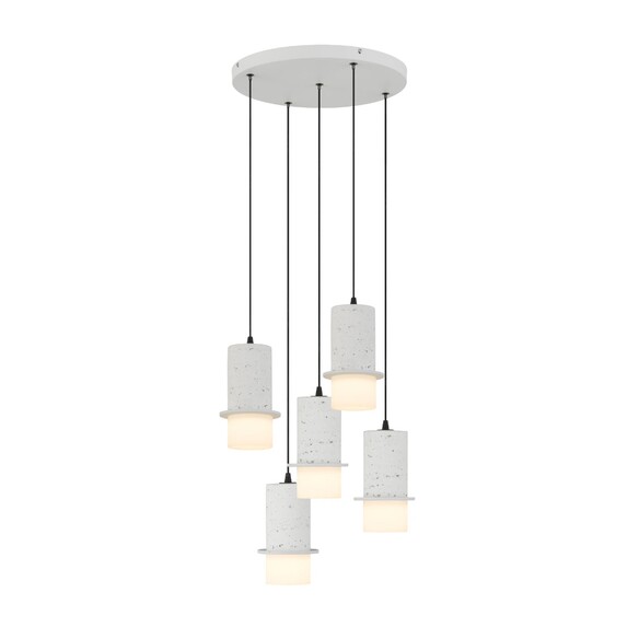 KOLISA PE5-WH - KOLISA 5 LIGHT PENDANT