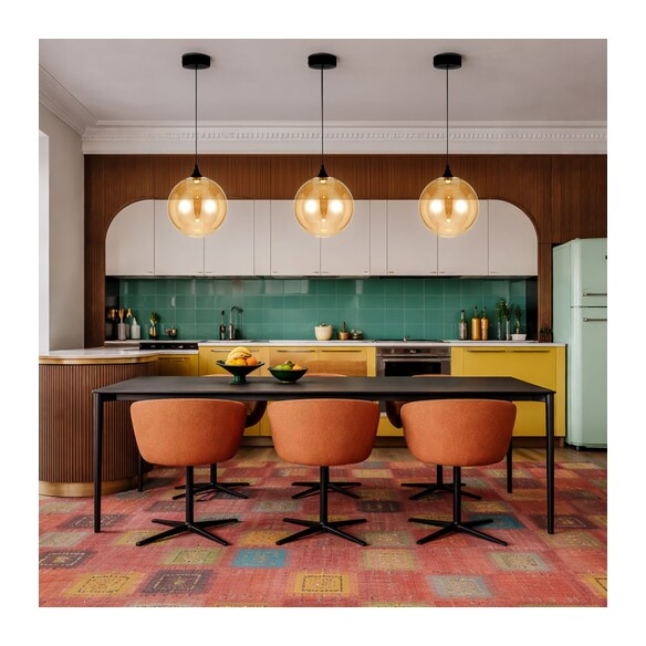 KUPLA PE1-BKCL - KUPLA 1 LIGHT PENDANT - ClearKUPLA PE1-BKCL