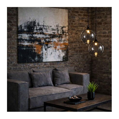 KUPLA PE1-BKCL - KUPLA 1 LIGHT PENDANT - ClearKUPLA PE1-BKCL