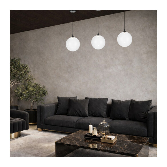 KUPLA PE1-BKCL - KUPLA 1 LIGHT PENDANT - ClearKUPLA PE1-BKCL