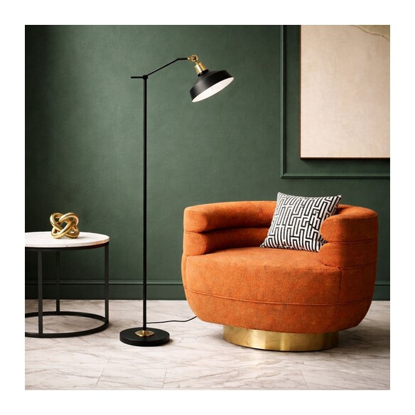 KYLAN FL-BK - KYLAN FLOOR LAMP - BLACKKYLAN FL-BK