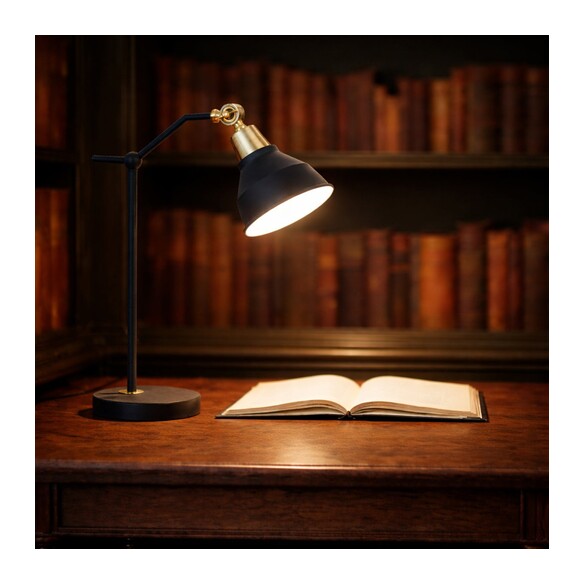KYLAN TL15-BK - KYLAN 15 TABLE LAMP - BLACKKYLAN TL15-BK