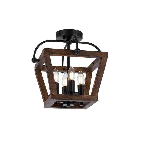 LACOTA CTC4-BK - LACOTA 4 LIGHT PENDANT CTC - BLACK