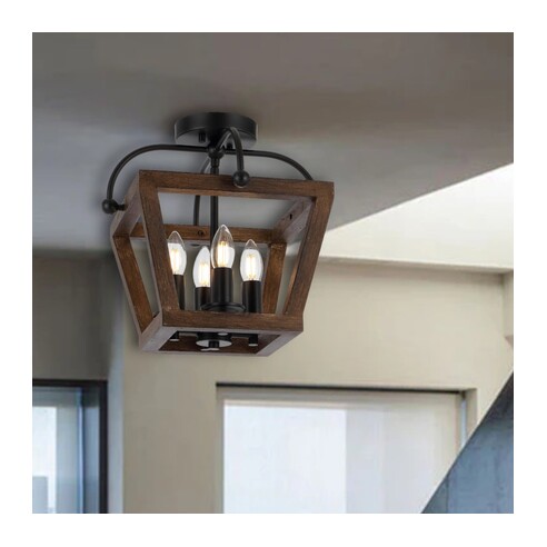 LACOTA CTC4-BK - LACOTA 4 LIGHT PENDANT CTC - LACOTA CTC4-BK