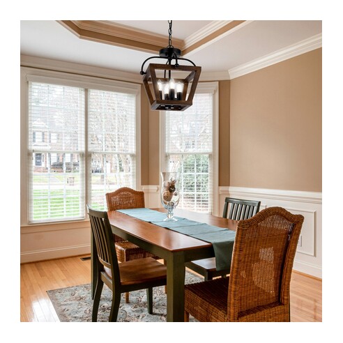 LACOTA CTC4-BK - LACOTA 4 LIGHT PENDANT CTC - LACOTA CTC4-BK