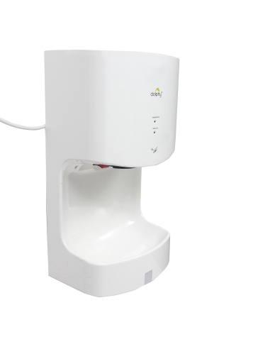 Dolphy Automatic Jet Hand Dryer with Drip Tray 1000W White - DAHD0039
