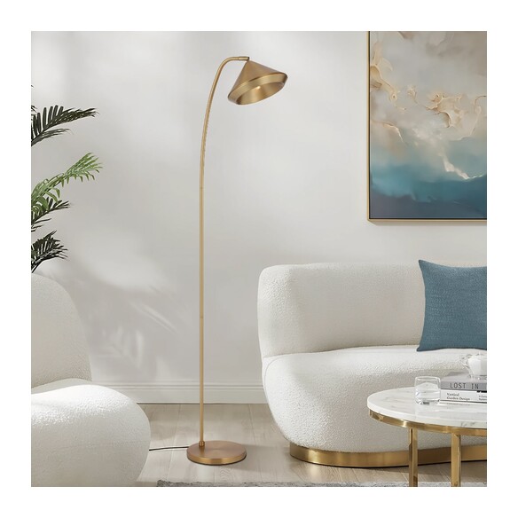 LARSON FL-WH - LARSON FLOOR LAMP - WHITELARSON FL-WH