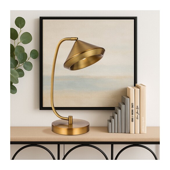 LARSON TL-BK - LARSON TABLE LAMP - BLACKLARSON TL-BK