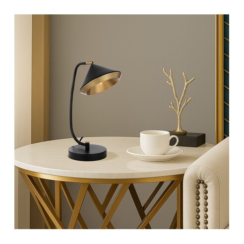 LARSON TL-BK - LARSON TABLE LAMP - BLACKLARSON TL-BK