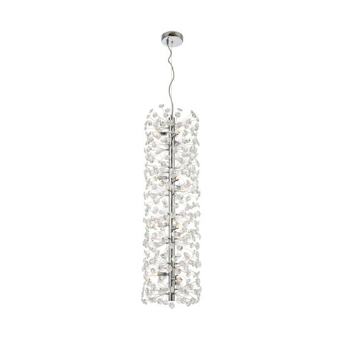 LERIDA PE12V-GD - LERIDA 12 LIGHT VERTICAL PENDANT - GOLD