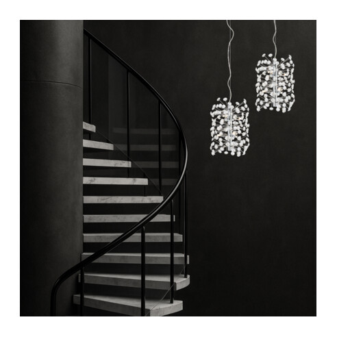 LERIDA PE6V-GD - LERIDA 6 LIGHT VERTICAL PENDANT LERIDA PE6V-GD