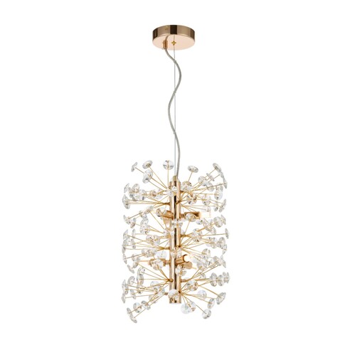 LERIDA PE6V-GD - LERIDA 6 LIGHT VERTICAL PENDANT LERIDA PE6V-GD