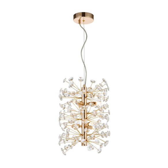 LERIDA PE6V-GD - LERIDA 6 LIGHT VERTICAL PENDANT LERIDA PE6V-GD