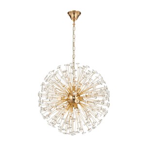 LERIDA PE9-CH - LERIDA 9 LIGHT ROUND PENDANT - CHROMELERIDA PE9-CH