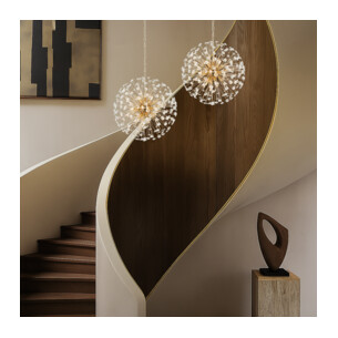 LERIDA PE9-CH - LERIDA 9 LIGHT ROUND PENDANT - CHROMELERIDA PE9-CH 2