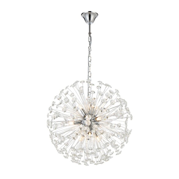 LERIDA PE9-CH - LERIDA 9 LIGHT ROUND PENDANT - LERIDA PE9-CH
