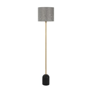 LIVIA FL-BKDGY - LIVIA FLOOR LAMP - BLACKLIVIA FL-BKDGY