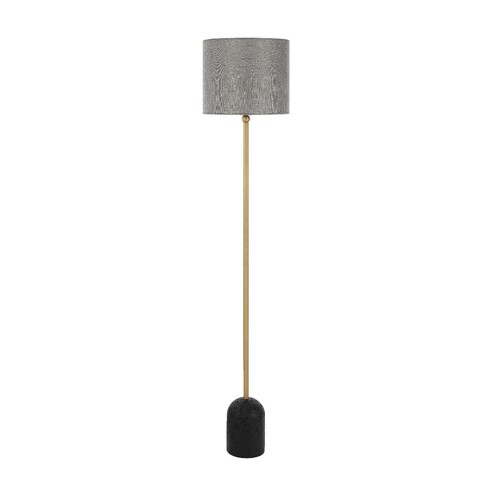 LIVIA FL-BKDGY - LIVIA FLOOR LAMP - BLACK