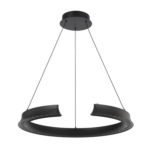 LUCID PE065-BK - LUCID ROUND PENDANT - BLACKLUCID PE065-BK