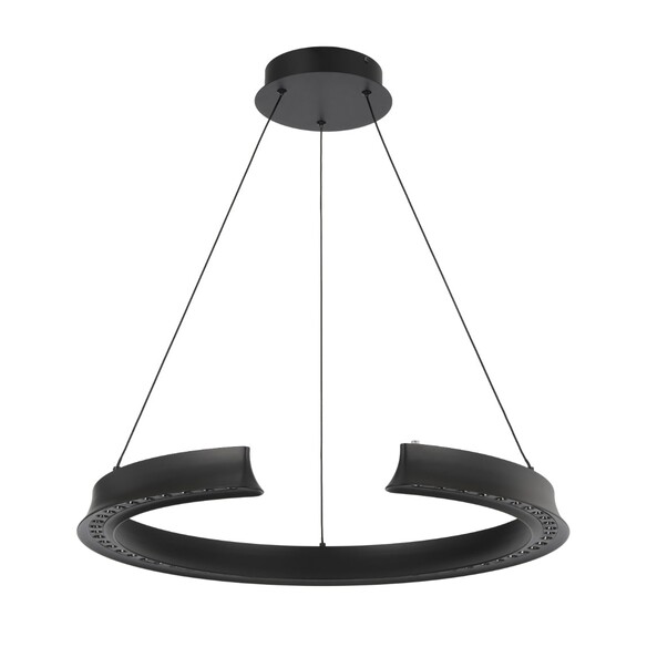 LUCID PE065-BK - LUCID ROUND PENDANT - BLACKLUCID PE065-BK