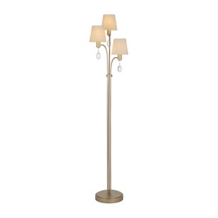 MALVERN FL3-AS - MALVERN 3 LIGHT FLOOR LAMP - ANTIQUE SILVERMALVERN FL3-AS