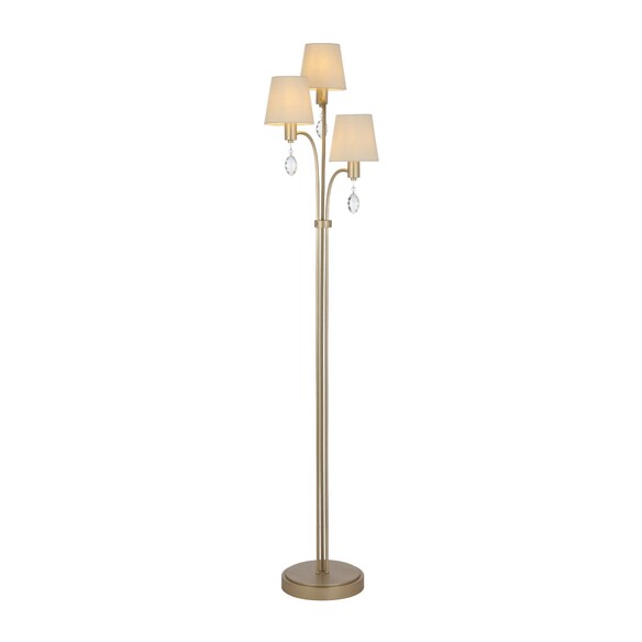 MALVERN FL3-AS - MALVERN 3 LIGHT FLOOR LAMP - ANTIQUE SILVER