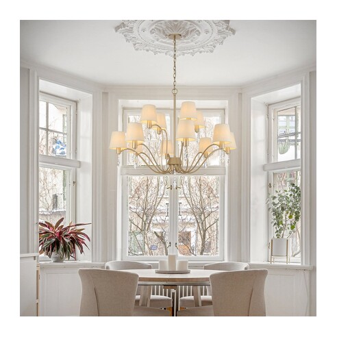 MALVERN PE12-AS - MALVERN 12 LIGHT PENDANT - MALVERN PE12-AS
